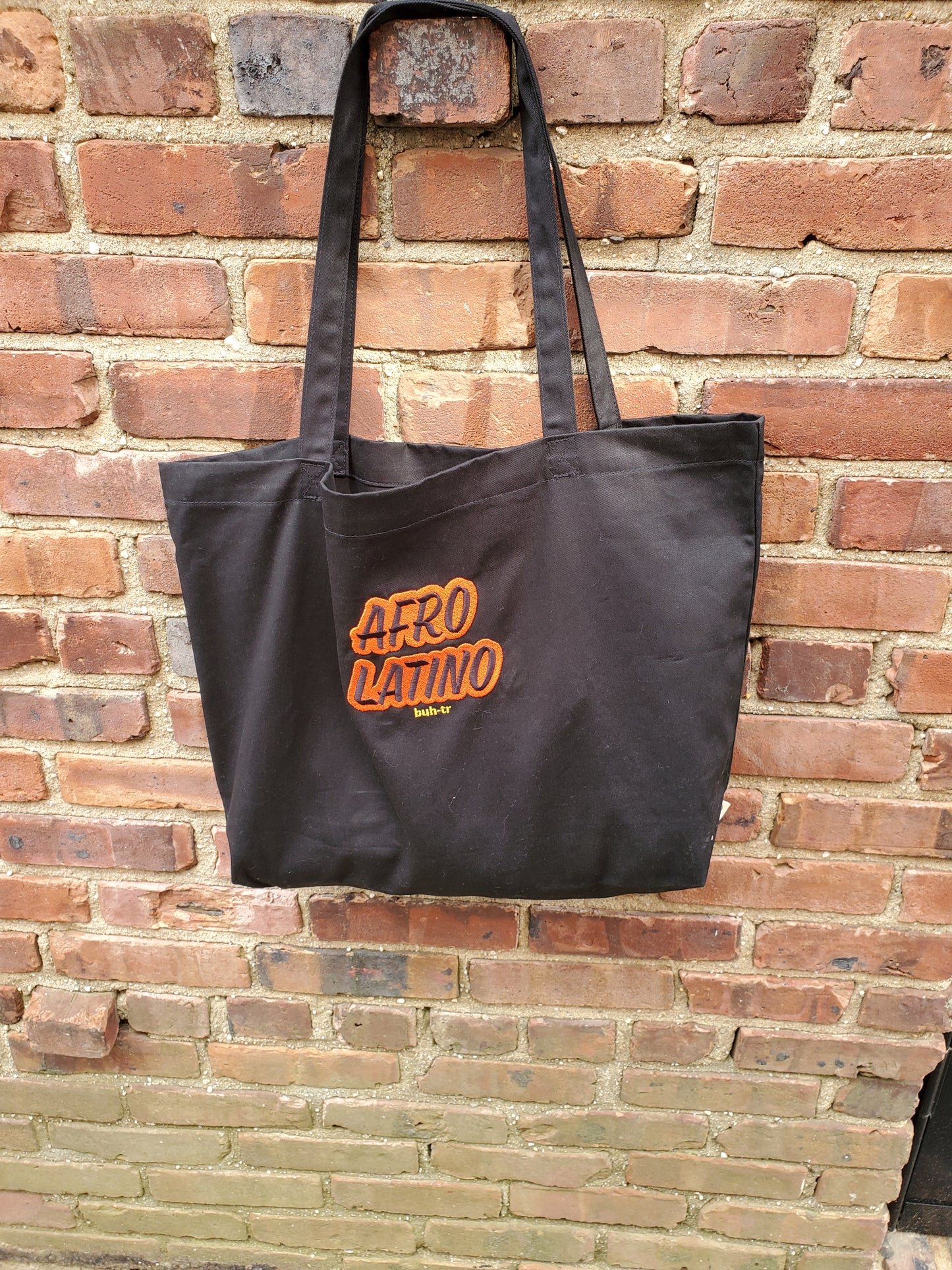 Afro Latino Large organic tote bag