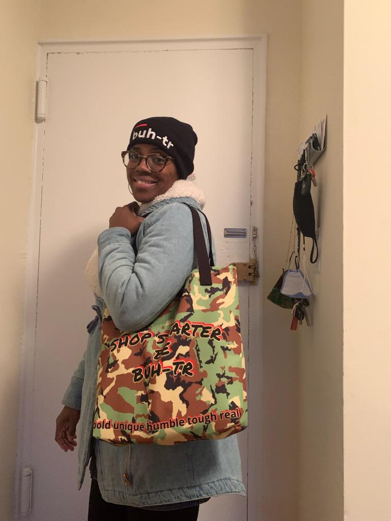 Shop Smarter be Buh-tr Tote bag