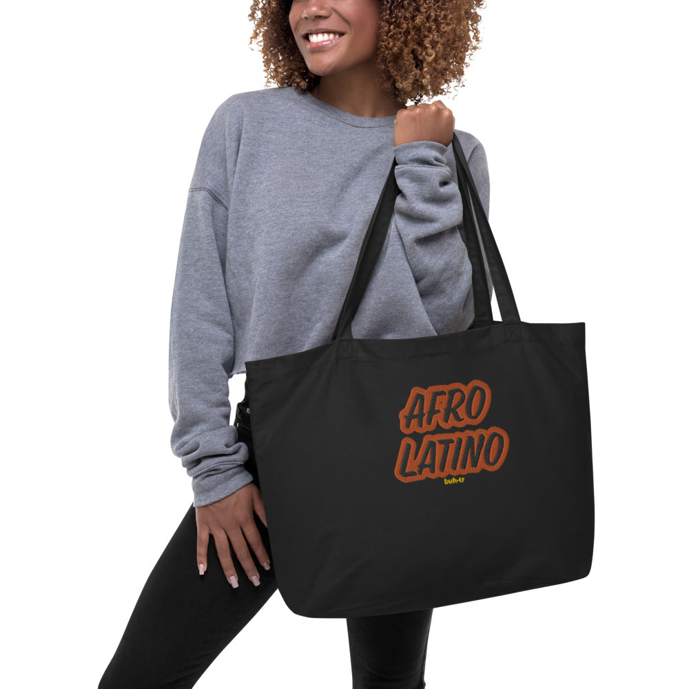 Afro Latino Large organic tote bag