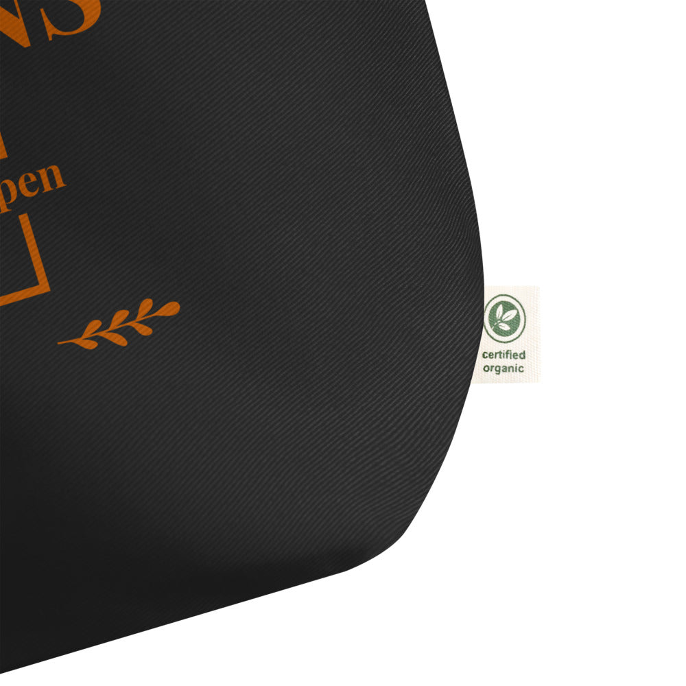 Large organic tote bag