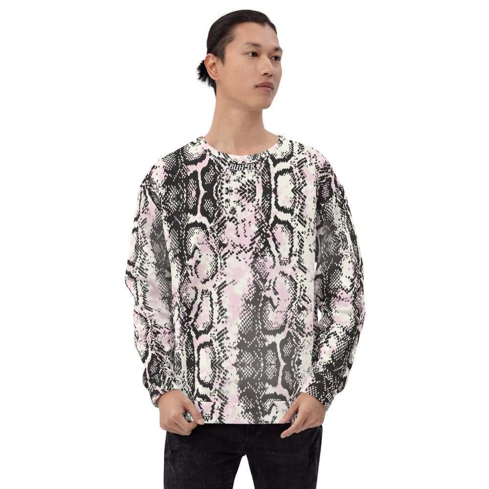 Snake-print Unisex Sweatshirt