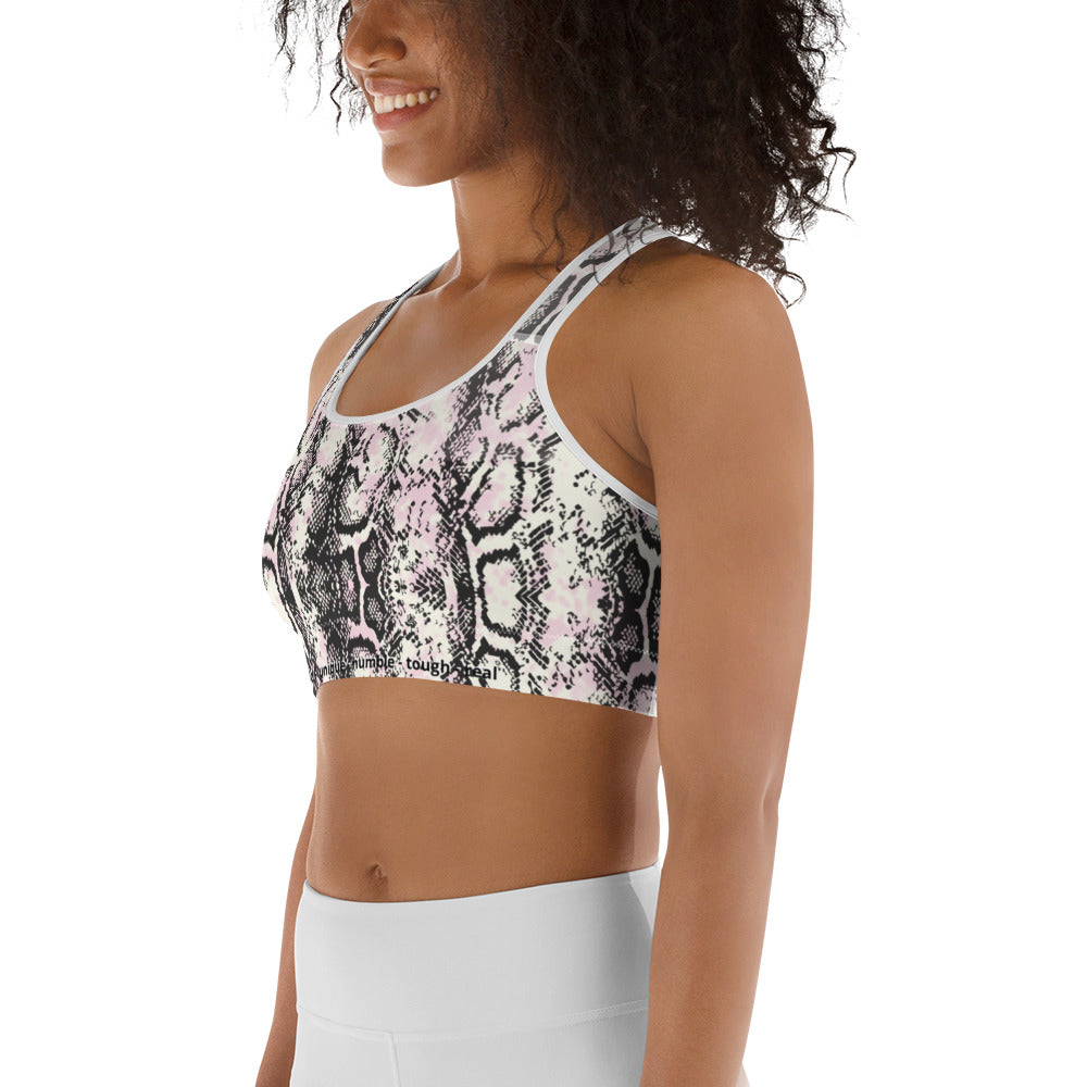 Buh-tr Snake-print Sports bra