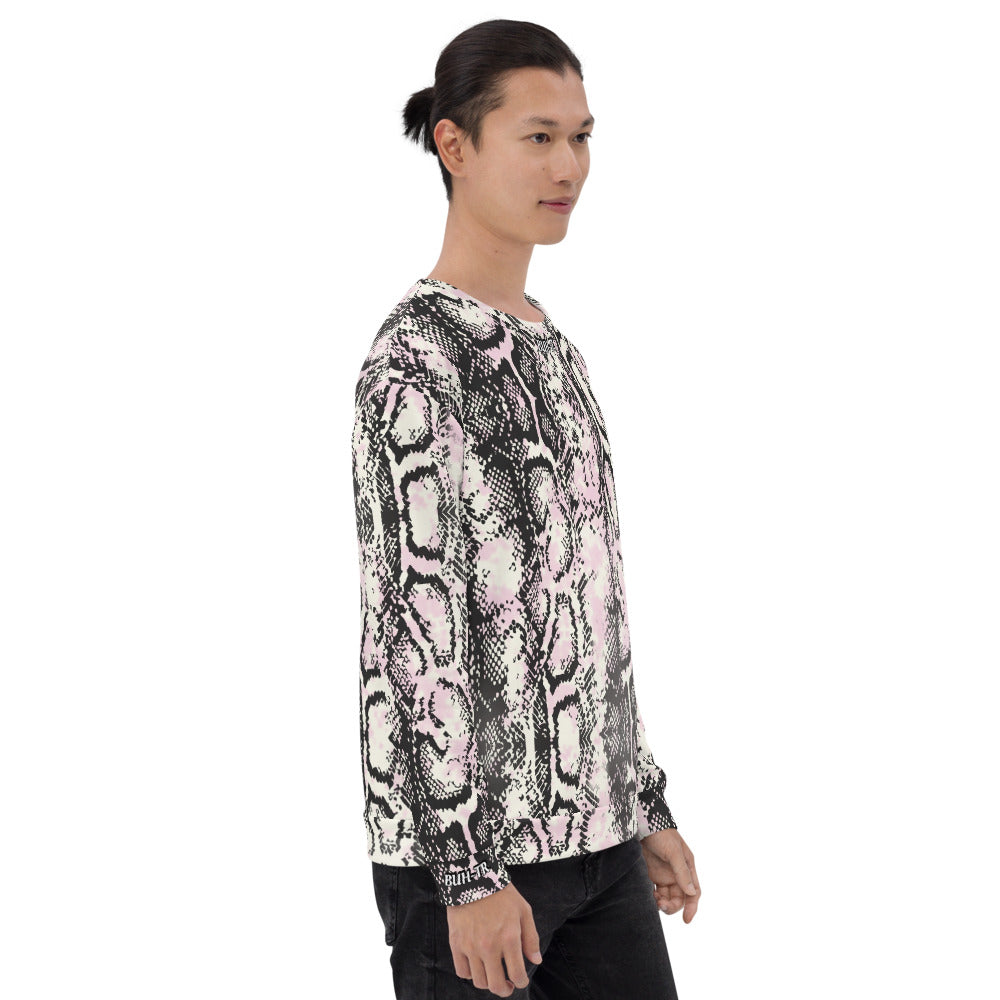 Snake-print Unisex Sweatshirt