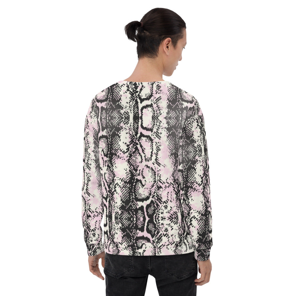Snake-print Unisex Sweatshirt