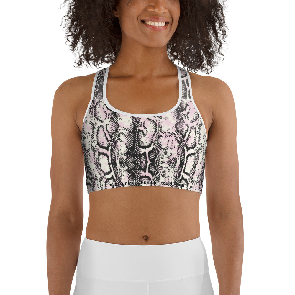 Buh-tr Snake-print Sports bra