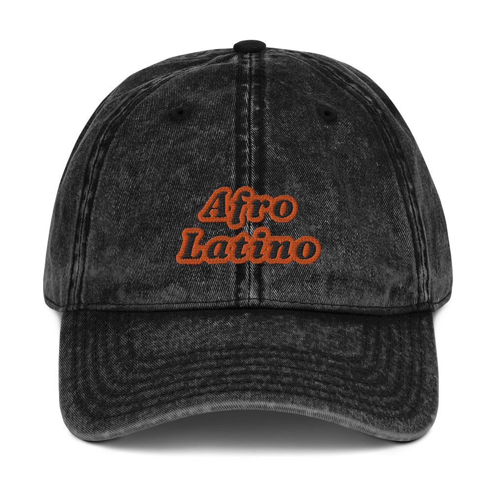 Afro Latino Vintage Cotton Twill Cap