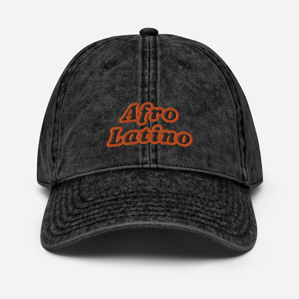 Afro Latino Vintage Cotton Twill Cap