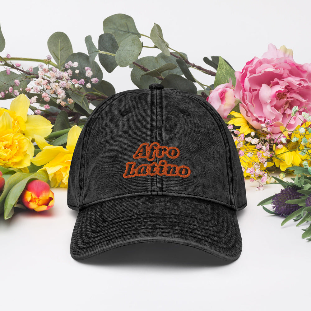 Afro Latino Vintage Cotton Twill Cap